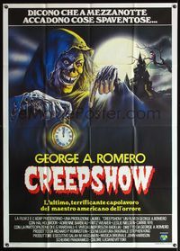 5n177 CREEPSHOW Italian 1p '82 George Romero & Stephen King, E.C. Comics, cool different art!