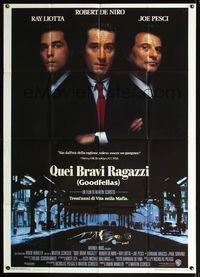5n208 GOODFELLAS Italian 1p '90 Robert De Niro, Joe Pesci, Ray Liotta, Martin Scorsese classic!