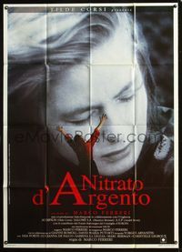 5n241 NITRATE BASE Italian 1p '97 Marco Ferreri's Nitrato d'Argento, huge c/u of Ingrid Bergman!