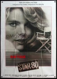 5n273 STAR 80 Italian 1p '83 super close up sexy Mariel Hemingway as Dorothy Stratten, Bob Fosse