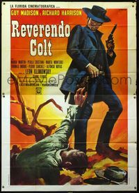 5n127 REVEREND'S COLT Italian 2p '71 Leon Klimovsky's Reverendo Colt, cool art by P. Franco!