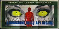 5n101 INVASION OF THE BEE GIRLS Italian 3p '76 cool super huge c/u art of female eyes by Nistri!
