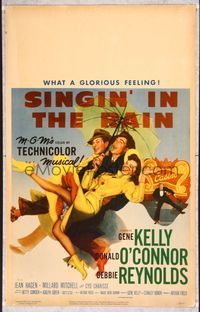 5n073 SINGIN' IN THE RAIN WC '52 Gene Kelly, Donald O'Connor, Debbie Reynolds, classic musical!
