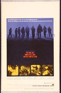5n096 WILD BUNCH WC '69 Sam Peckinpah cowboy classic, William Holden, Ernest Borgnine