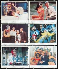 5o457 CAPRICE 6 color 8x10s '67 Doris Day, Richard Harris, Ray Walston, lots of sexy girls!