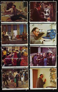 5o388 CONVERSATION 8 8x10 mini LCs '74 Gene Hackman is an invader of privacy, Francis Ford Coppola
