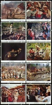 5o373 PAINT YOUR WAGON 10 color 8x10s '69 Clint Eastwood, Lee Marvin & Jean Seberg!