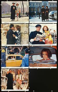 5o450 PRIEST'S WIFE 7 color 8x10s '71 super sexy Sophia Loren, Marcello Mastroianni
