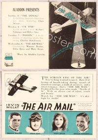 5o030 AIR MAIL herald '25 pilot Billie Dove, Warner Baxter, Mary Brian, Douglas Fairbanks Jr.