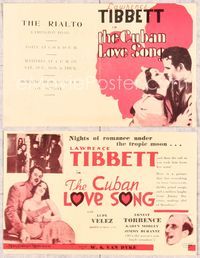 5o072 CUBAN LOVE SONG herald '31 Lawrence Tibbett loves pretty Lupe Velez, Jimmy Durante