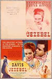 5o128 JEZEBEL herald '38 Bette Davis with those eyes, Henry Fonda, directed by William Wyler!