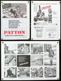 5o167 PATTON herald '70 General George C. Scott military World War II classic!