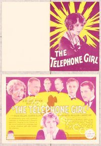 5o217 TELEPHONE GIRL herald '27 operator Madge Bellamy listens in and saves honest politician!