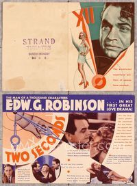 5o230 TWO SECONDS herald '32 Edward G. Robinson re-lives his life in the 2 seconds before execution