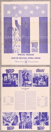 5o243 WILD IN THE STREETS herald '68 Christopher Jones becomes President & teens take over the U.S.