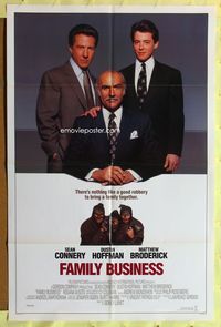 5p312 FAMILY BUSINESS int'l 1sh '89 Sean Connery, Dustin Hoffman & Matthew Broderick portait!
