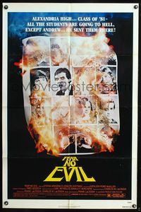 5p317 FEAR NO EVIL 1sh '81 Frank LaLoggia directed horror, the class of '81 are all going to Hell!