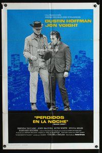 5p612 MIDNIGHT COWBOY Spanish/U.S. 1sh '69 Dustin Hoffman, Jon Voight, John Schlesinger classic!