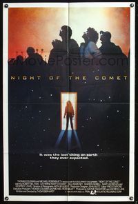 5p645 NIGHT OF THE COMET int'l 1sh '84 it was the last thing on Earth they ever expected!