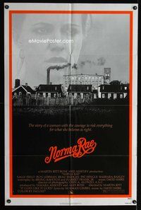 5p655 NORMA RAE 1sh '79 Sally Field in the story of a woman with the courage to risk everything!