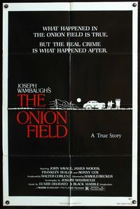 5p675 ONION FIELD 1sh '79 Harold Becker directed, the real crime is what happened after!