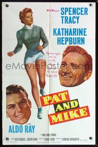 5p691 PAT & MIKE 1sh '52 not much meat on Katharine Hepburn but what there is, is choice!