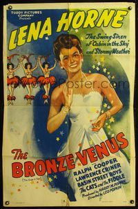 5q148 BRONZE VENUS 1sh R40s The Duke is Tops, great art of beautiful Lena Horne!