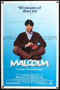 5q560 MALCOLM 1sh '86 wacky image of Australian genius Colin Friels w/remote control!