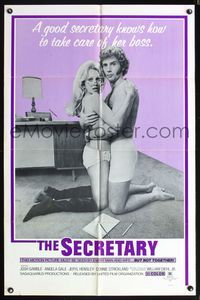 5q749 SECRETARY 1sh '71 she takes care of the boss, image of co-workers caught in the act!