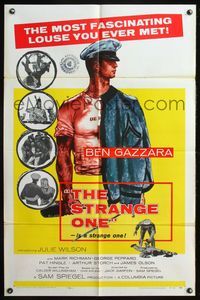 5q829 STRANGE ONE 1sh '57 Ben Gazzara is the most fascinating louse you ever met!