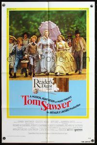 5q913 TOM SAWYER 1sh '73 Johnny Whitaker & young Jodie Foster in Mark Twain's classic story!