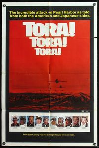 5q918 TORA TORA TORA style B 1sh '70 the re-creation of the incredible attack on Pearl Harbor!