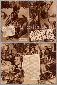 5t011 ALL MINE TO GIVE German program '57 Glynis Johns, Cameron Mitchell