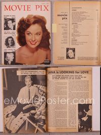 5t135 MOVIE PIX magazine June 1953, great smiling portrait of sexy Susan Hayward!