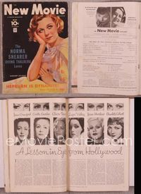 5t145 NEW MOVIE MAGAZINE magazine May 1934, art of elegant Margaret Sullavan!