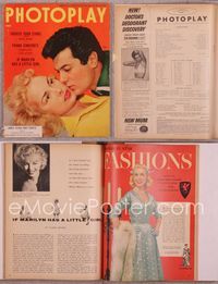 5t125 PHOTOPLAY magazine October 1954, Tony Curtis & Janet Leigh, 'If Marilyn has a little girl'!