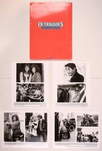 5t195 OUTRAGEOUS FORTUNE presskit '87 Bette Midler, Shelley Long, Peter Coyote