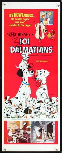 5r380 ONE HUNDRED & ONE DALMATIANS insert R69 most classic Walt Disney canine family cartoon!