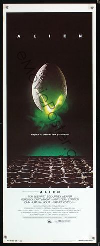 5r016 ALIEN insert '79 Ridley Scott outer space sci-fi monster classic, cool hatching egg image!