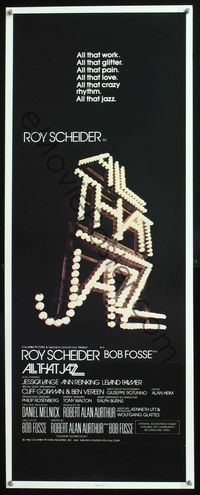 5r018 ALL THAT JAZZ insert '79 Roy Scheider & Jessica Lange star in Bob Fosse musical!