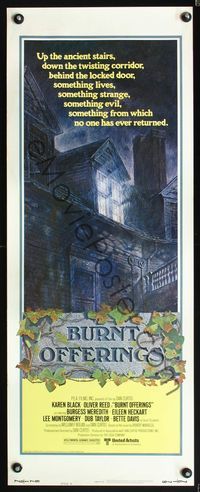 5r073 BURNT OFFERINGS insert '76 something evil is behind the door from which none have returned!
