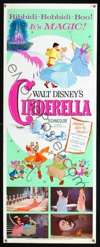 5r088 CINDERELLA insert R65 Walt Disney classic romantic musical fantasy cartoon!