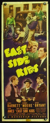 5r129 EAST SIDE KIDS insert '40 Dead End Kids rip-off with an entirely new cast!