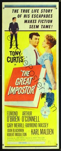 5r188 GREAT IMPOSTOR insert '61 Curtis as Waldo DeMara, who faked being a doctor, warden & more!