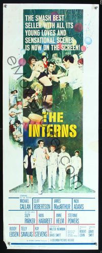 5r232 INTERNS insert '62 Michael Callan, Cliff Robertson, art by Howard Terpning!
