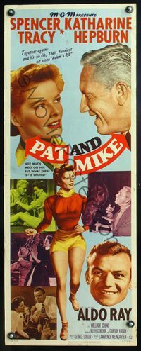 5r394 PAT & MIKE insert '52 not much meat on Katharine Hepburn but what there is, is choice!