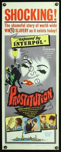 5r419 PROSTITUTION insert '65 shameful story of worldwide white slavery as it exists today!