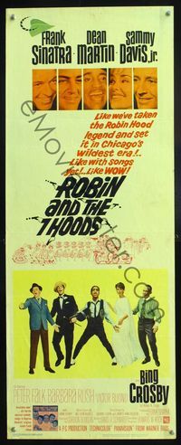 5r458 ROBIN & THE 7 HOODS insert '64 Frank Sinatra, Dean Martin, Sammy Davis Jr, Crosby, different!