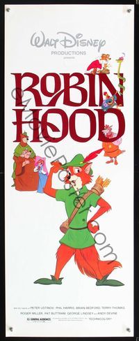 5r459 ROBIN HOOD insert R82 Walt Disney cartoon, the way it REALLY happened!