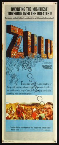5r700 ZULU insert '64 Stanley Baker & Michael Caine classic, dwarfing the mightiest!